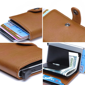 Porte-cartes RFID en Simili cuir