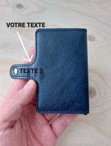 Porte-cartes RFID en Simili cuir