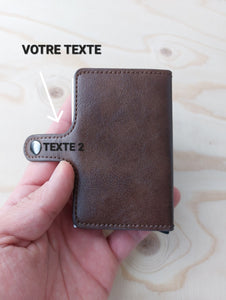 Porte-cartes RFID en Simili cuir