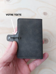 Porte-cartes RFID en Simili cuir